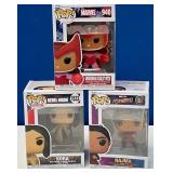 N - THREE FUNKO POP! COLLECTIBLE FIGURES (B244)