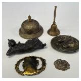 N - MIXED LOT OF BRASS COLLECTIBLES (B167)