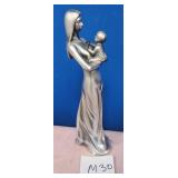 14 - MOTHER & CHILD STATUETTE 13 ' T (M30)