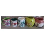 B - LOT OF CERAMIC MUGS (C63)