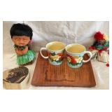 B - MIXED LOT OF HAWAIIAN COLLECTIBLES  (D14)