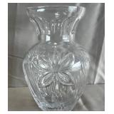 B - HEAVY CRYSTAL VASE (A128)