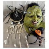 B - HALLOWEEN MASK - SKELETONS + 3 HATS (A3)