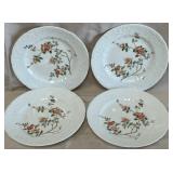 B - COALPORT ENGLISH PLATES 4 PCS (D6)