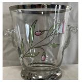 B - HAND PAINTED ICE BUCKET (A59)