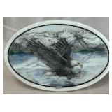 B - ETCHED & TINTED EAGLE DECOR (A133)