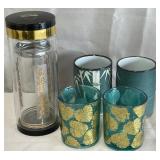 B - TEAVANA 2 CUPS + DRAGON SYMPHONY TEA STRAINER
