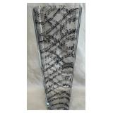 B - MUSICAL NOTES GLASS VASE (C16)