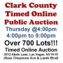 Thur.@4pm - Clark County Timed Online Public Auction 3/5