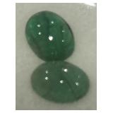 2.44CT CABOCHON EMRALD GEMSTONES