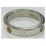 STERLING SILVER RING 5.7 GRS