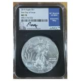 2019   AMERICAN EAGLE SILVER COIN MS70