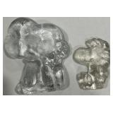 SNOOPY PEANUT GLASS ART