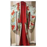 VINTAGE JAPANESE UCHIKAKE SILK KIMONO