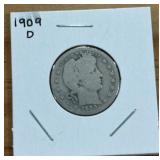 1909 BARBER QUARTER