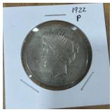 1922-P PEACE SILVER DOLLAR