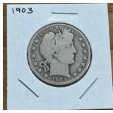 1903 BARBER HALF DOLLAR