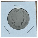 1901 BARBER HALF DOLLAR