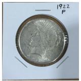 1922-P PEACE SILVER DOLLAR