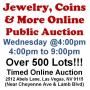 Wed.@4pm - Jewelry, Coins & More Online Auction 2/25