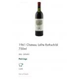 M - 1961 LAFITE ROTHSCHILD BORDEAUX