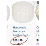 M - UPHOLSTERED OTTOMAN (L13)