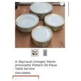 M - MARIE ANTOINETTE SERVICE FOR SIX DISHWARE (K61