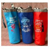 43 - THREE WINE CHILLER TOTES (T47)