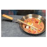 43 - GRILL PAN WITH SKEWERS