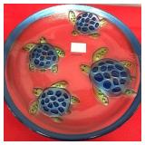 43 - SEA TURTLE GLASS PLATTER