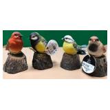 43 - FOUR BIRD FIGURINES (S51)