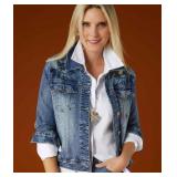 9 - COCO+CARMEN DENIM JACKET SIZE S/M (F4)