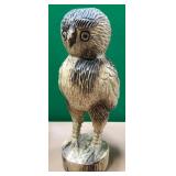 43 - CARVED WOOD OWL 16'T (P23)