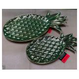 43 - TWO PINEAPPLE DISHES (S25)