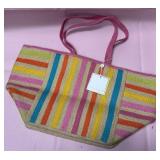9 - SHIRALEAH STRIPED TOTE (G95)