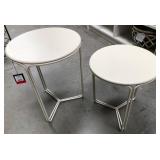 43 - TWO THREE HANDS ACCENT TABLES (P44)
