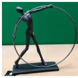 43 - THREE HANDS GUMNASTICS-THEMED SCULPTURE