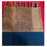 43 - RUSTIC LAKE LIFE SERVING BOARD (B31)