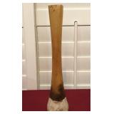 Z - SIGNED DECORATIVE VASE 14'T (L16)