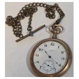Z - WADSWWOROTH POCKETWATCH WITH CHAIN (344)