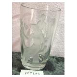 Z - VINTAGE VERLYS CRYSTAL VASE 9'T (A65)
