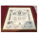 Z - CONFEDERATE BOND FRAMED 15'SQ (L164)