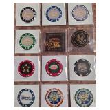 LAS VEGAS POLICE CHALLENGE COINS & CHIPS (391 A)