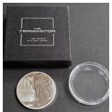 'THE TERMINATOR' .999 SILVER TWO OUNCES (664 A)