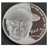 1 TROY OUNCE .999 SILVER 'THE OLD MAN' (884 C)