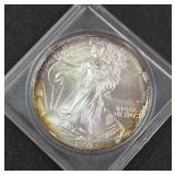 1995 - 1oz FINE SILVER ONE DOLLAR (579 Q)