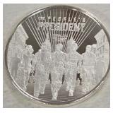 DONALD J. TRUMP 1oz .999 FINE SILVER (986 M)