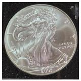 2003 - 1oz FINE SILVER ONE DOLLAR (579 V)