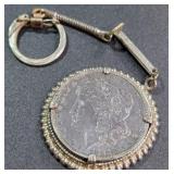 1882 - SILVER MORGAN DOLLAR KEY CHAIN (897 O)