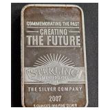 FIVE OUNCES .999 FINE SILVER BAR (916 A)